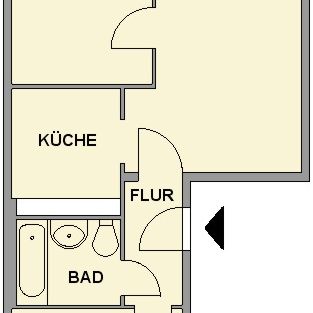 3-Raum-Wohnung mit Balkon mit guter Verkehrsanbindung - Foto 1