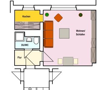 1-Raum-Wohnung in Glauchau, Fischergasse 2 - Foto 3