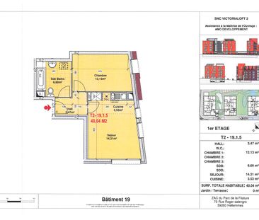 Location Appartement 2 pièces 40m² - Photo 2