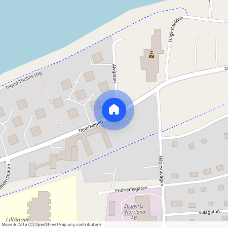 Djupövägen, Sollefteå