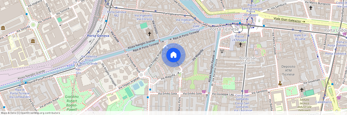 Milano, Via Mario Fusetti - Darsena