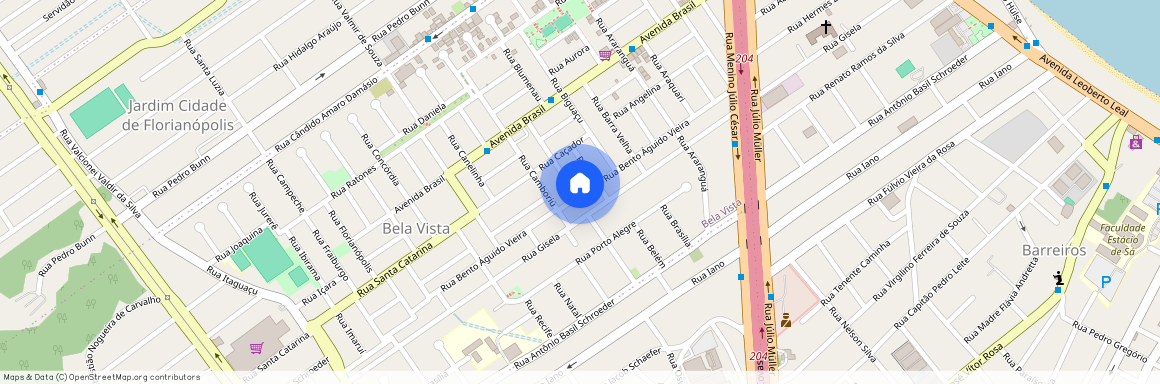 Rua Bento Águido Vieira, Bela Vista, São José, SC, 88110130