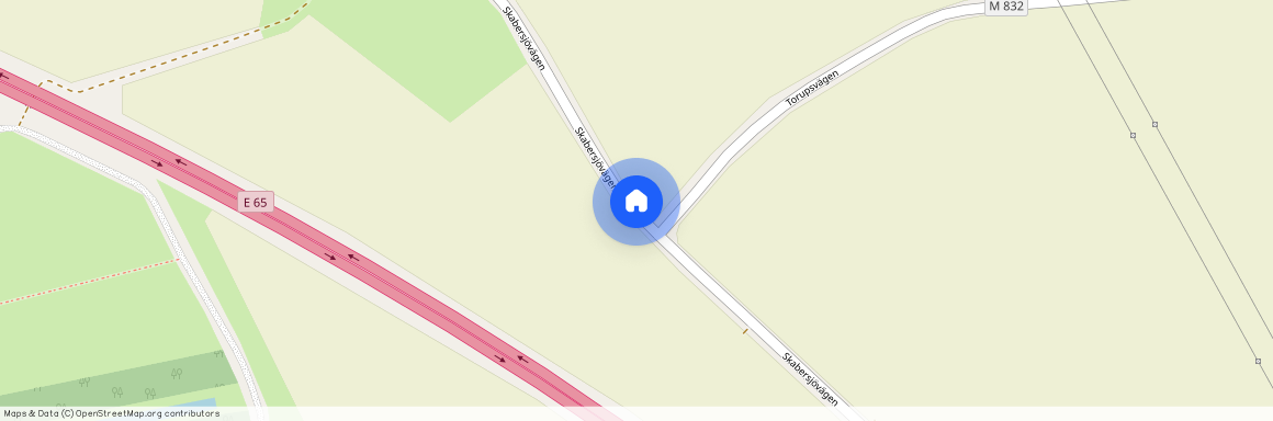 Skabersjövägen, Svedala