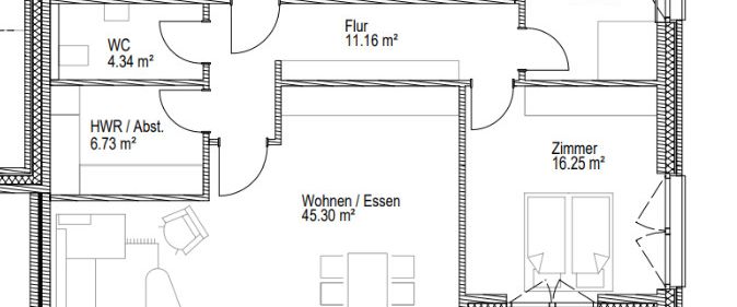Wohnen am Norder Tief: Schöne Erdgeschosswohnung mit Blick auf die Mühle! ERSTBEZUG - Foto 1