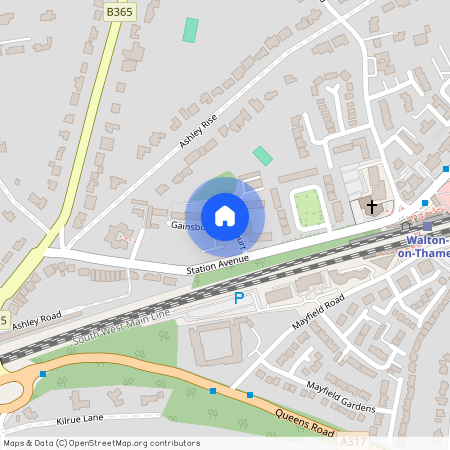 Gainsborough Court, Walton on Thames, Surrey