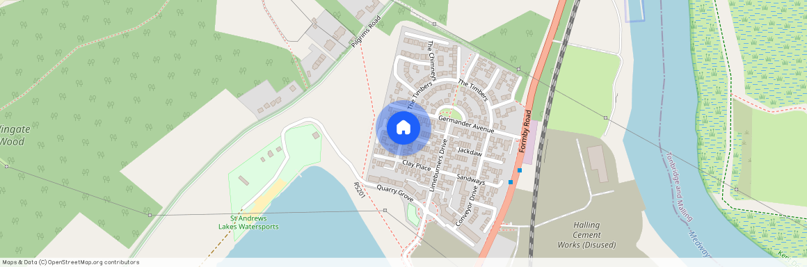 Kiln Way, Halling