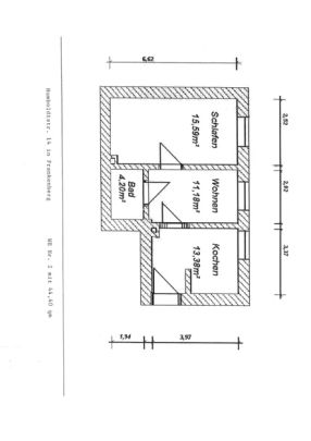 *** Schöne 2-Zimmer-Wohnung in Frankenberg mit Gartennutzung *** - Foto 1