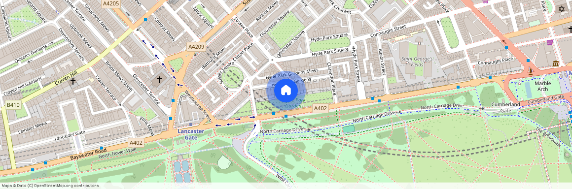 Hyde Park Gardens, Hyde Park, London, W2