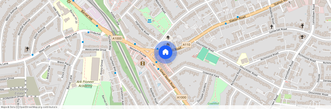 Station Road, New Barnet, Herts, EN5