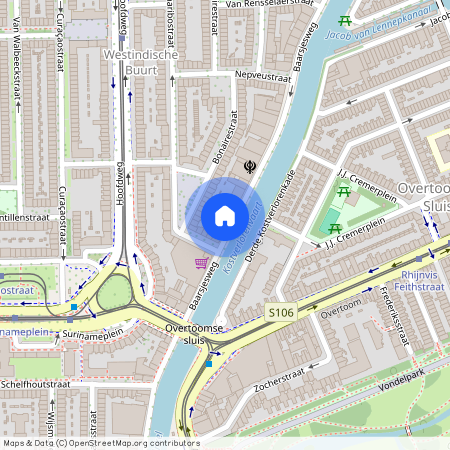 Baarsjesweg 296-1, Paramariboplein e.o., 1058AG, Amsterdam