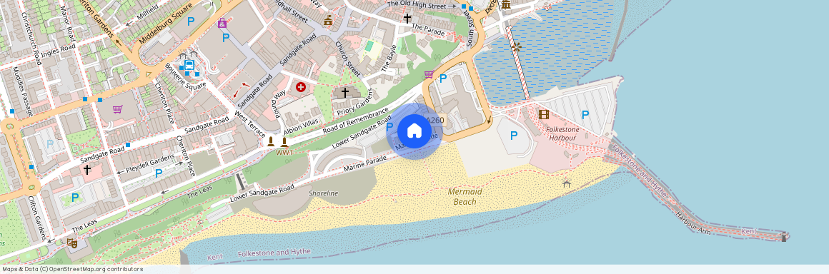 Marine Parade, Folkestone, Kent, CT20
