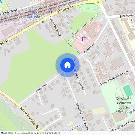 ul. Pionierska, Ostróda, ostródzki, warmińsko-mazurskie