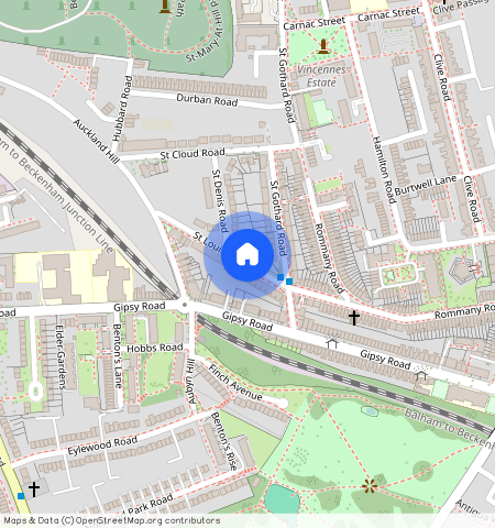 St. Louis Road, Gipsy Hill, West Norwood, Brixton, Dulwich, SE27