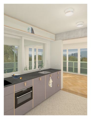 2.5 Zimmer, 57 m², 1. Stock - Photo 5