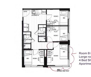 4 Bed Shared Apartment (Large) - Photo 1