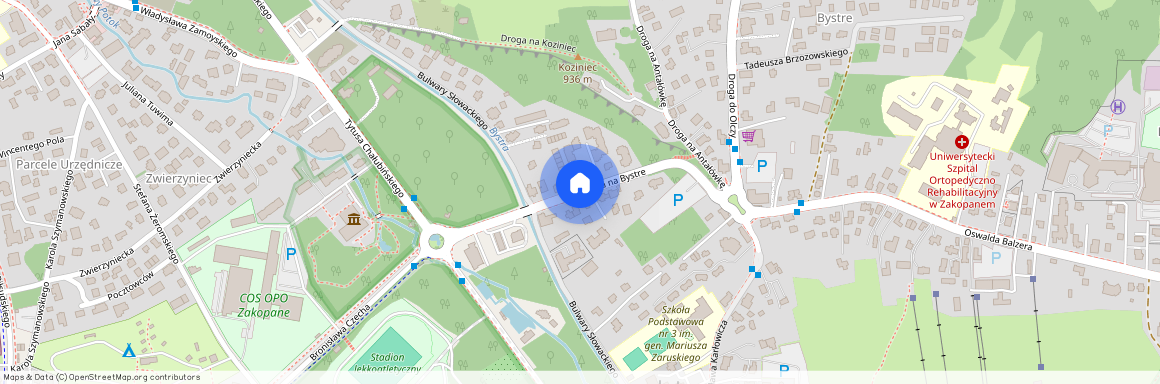 ul. Droga na Bystre, Zakopane, tatrzański, małopolskie