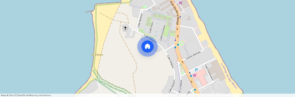 Zona Entremares, La Manga del Mar Menor