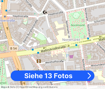 Nur mit WBS – 1,5 Zimmer – Balkon – Aufzug – Barrierefrei - Foto 1