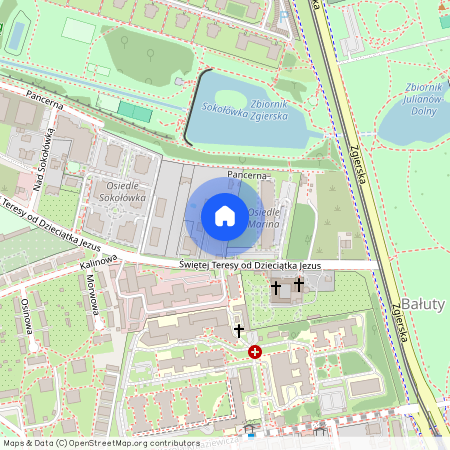 ul. Pancerna, Julianów, Bałuty, Łódź, łódzkie