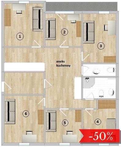 Pokój, ul. Żurawia - Фото 2