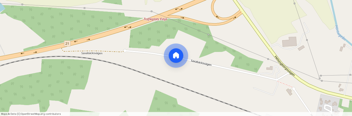 Saxabäcksvägen, Finja