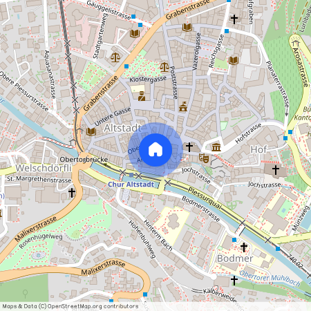 Arcas, Chur