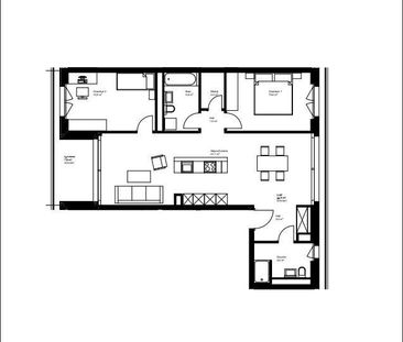 3.5 pièce neuf attique -A15-501 - Foto 3