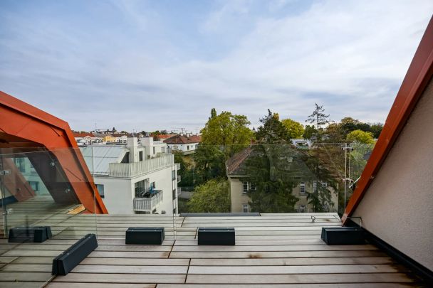 Wie GEIL - Erstbezug – Dachgeschosswohnung mit zwei Dachterrassen und Gartenparzelle in Hietzing -Ost-Süd-Westausrichtung - Foto 1