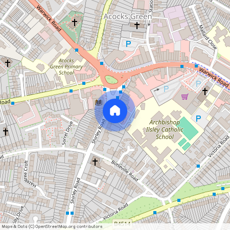Shirley Road, Acocks Green, B27, Birmingham