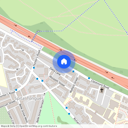 Claremont Road, Spital Tongues