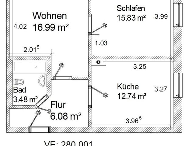 2-Raum-Wohnung in beliebten Wohngebiet - Foto 1