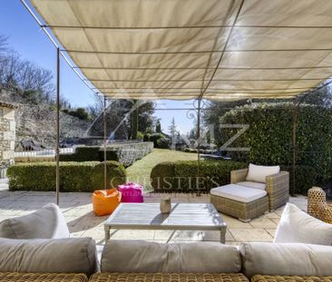 Gordes - Belle maison en pierres avec piscine et climatisation - Photo 2