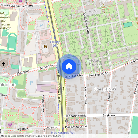 ul. Jana Olbrachta 126, Jelonki Północne, Bemowo, Warszawa, mazowieckie