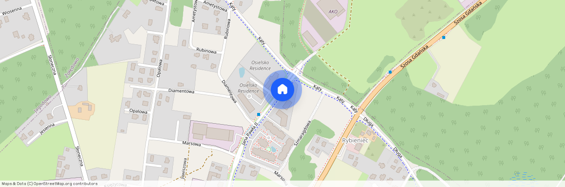 ul. Jana Pawła II, Osielsko, Osielsko, bydgoski, kujawsko-pomorskie