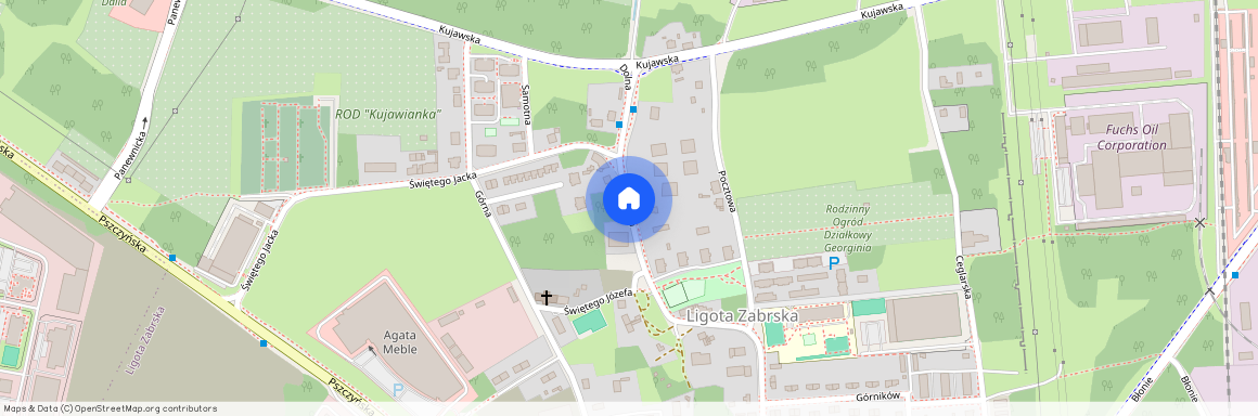 ul. Dolna, Ligota Zabrska, Gliwice, śląskie