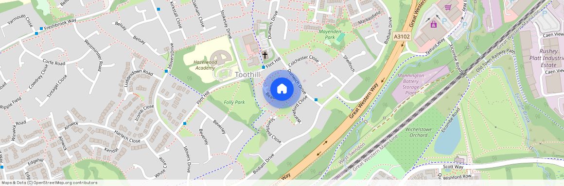 Beaulieu Close, Toothill, Swindon, SN5