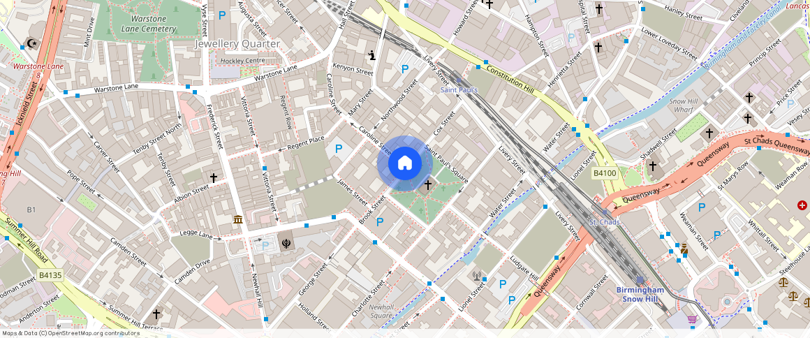 St. Paul's Square, Birmingham, B3