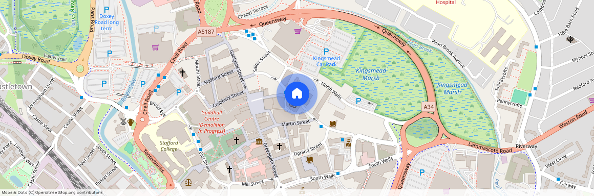 North Walls, Stafford, ST16 3ET