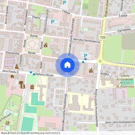 ul. Piłsudskiego, Błonie, Błonie, warszawski zachodni, mazowieckie