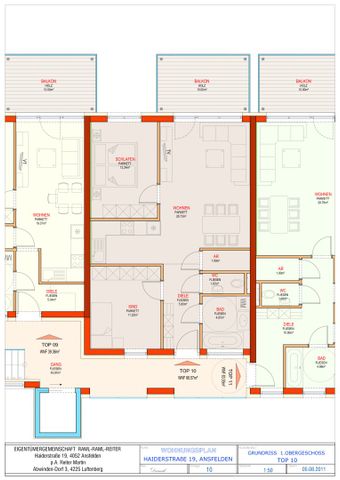 Moderne Wohnung mit Balkon und Fußbodenheizung in Ansfelden zu vermieten! - Foto 4