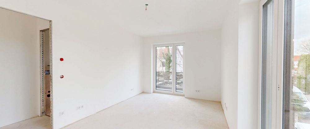 Exklusiv und nachhaltig wohnen! Neubau-Erstbezug: 3-Zimmerwohnung mit drei Balkonen in Germering! - Foto 1