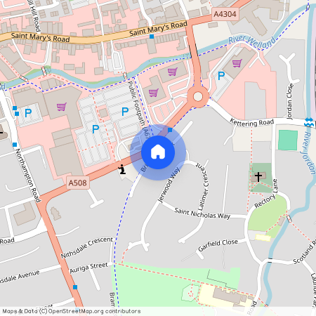 Britannia Walk, Market Harborough, Leics