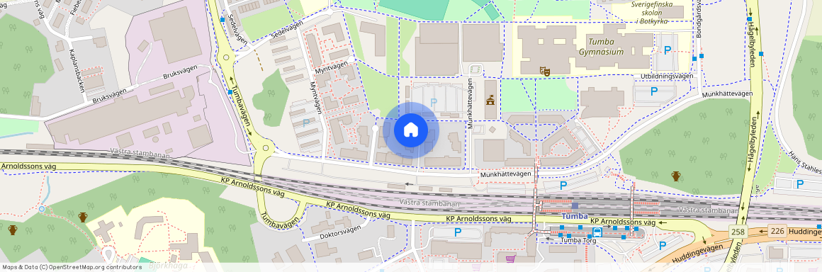 Tuna, Tumba, Stockholm, Botkyrka, Munkhättevägen 23B