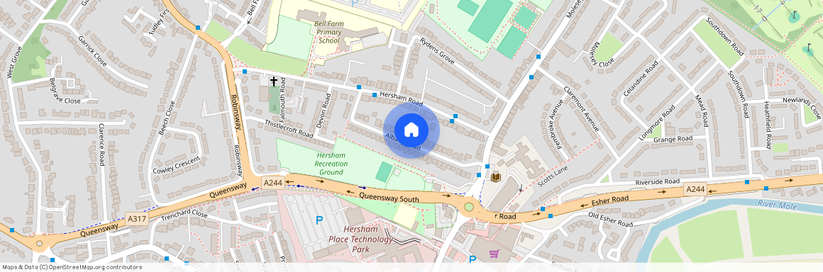 Albany Road, Hersham, KT12