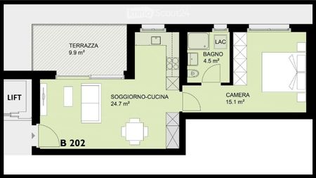 2.5 Zimmer, 54 m² - Photo 3