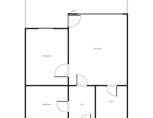Sanierte 2-Zimmer-Wohnung mit Balkon und neuer Einbauküche - Photo 1
