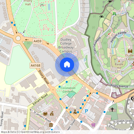 The Broadway, Dudley, UK, Dudley DY1