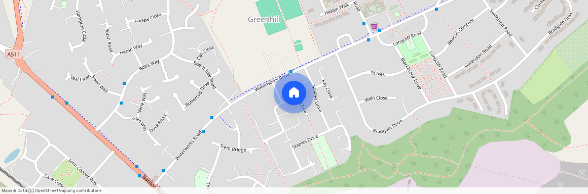 Brouder Close, Coalville, Leicestershire, LE67