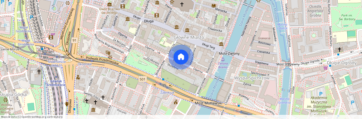 ul. Ogarna, Śródmieście, Gdańsk, pomorskie