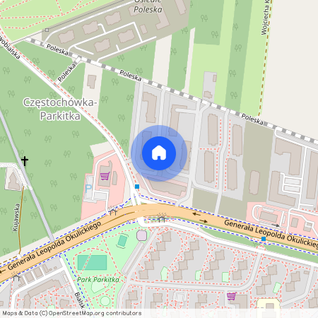 ul. Poleska, Parkitka, Częstochówka-Parkitka, Częstochowa, śląskie